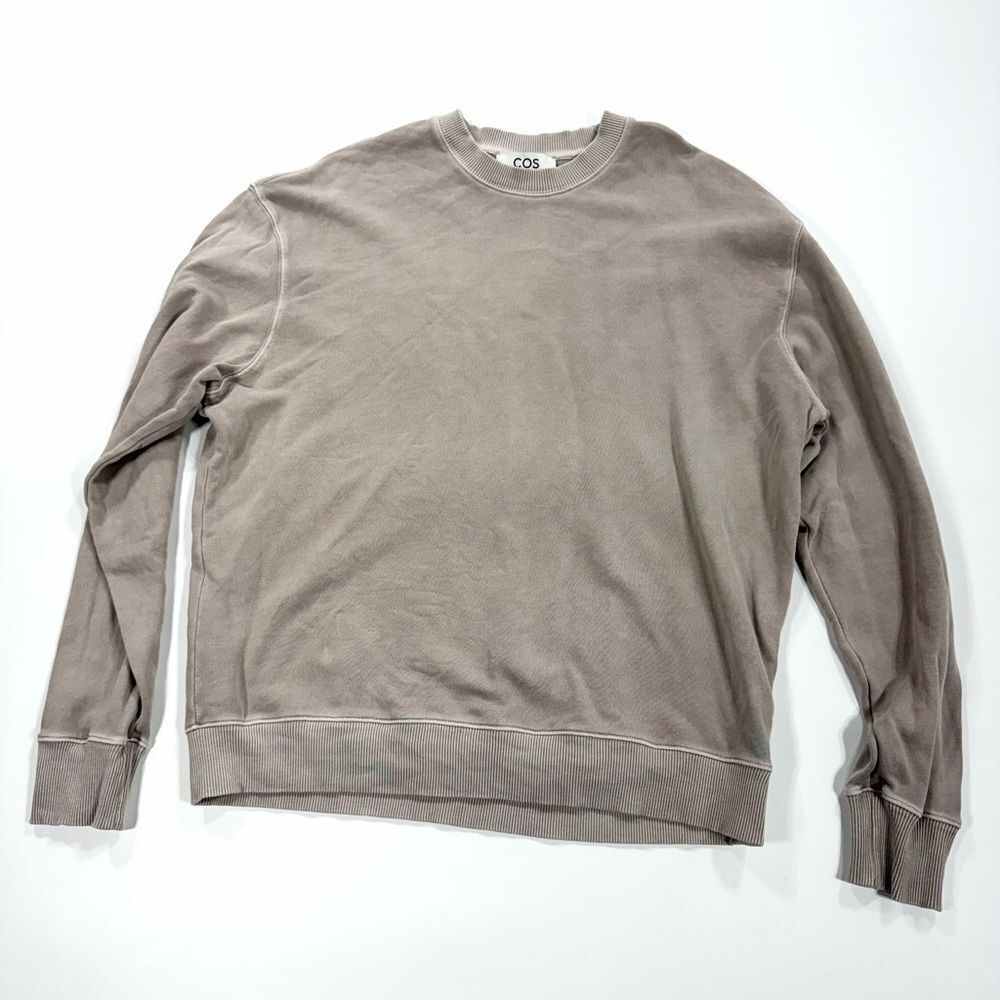 COS Men’s Tan Crewneck Sweatshirt – Size M